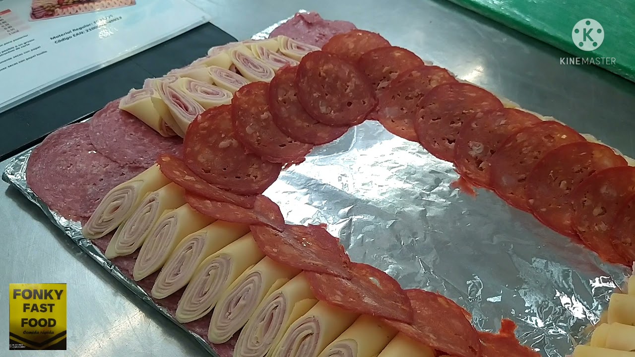 como elaborar una tabla de picaderas frias muy fina