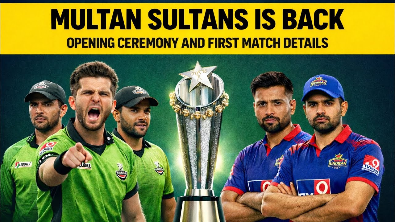 Multan Sultans is back Now! Psl opening ceremony details | pehla match lhr vs ??? #cricket 