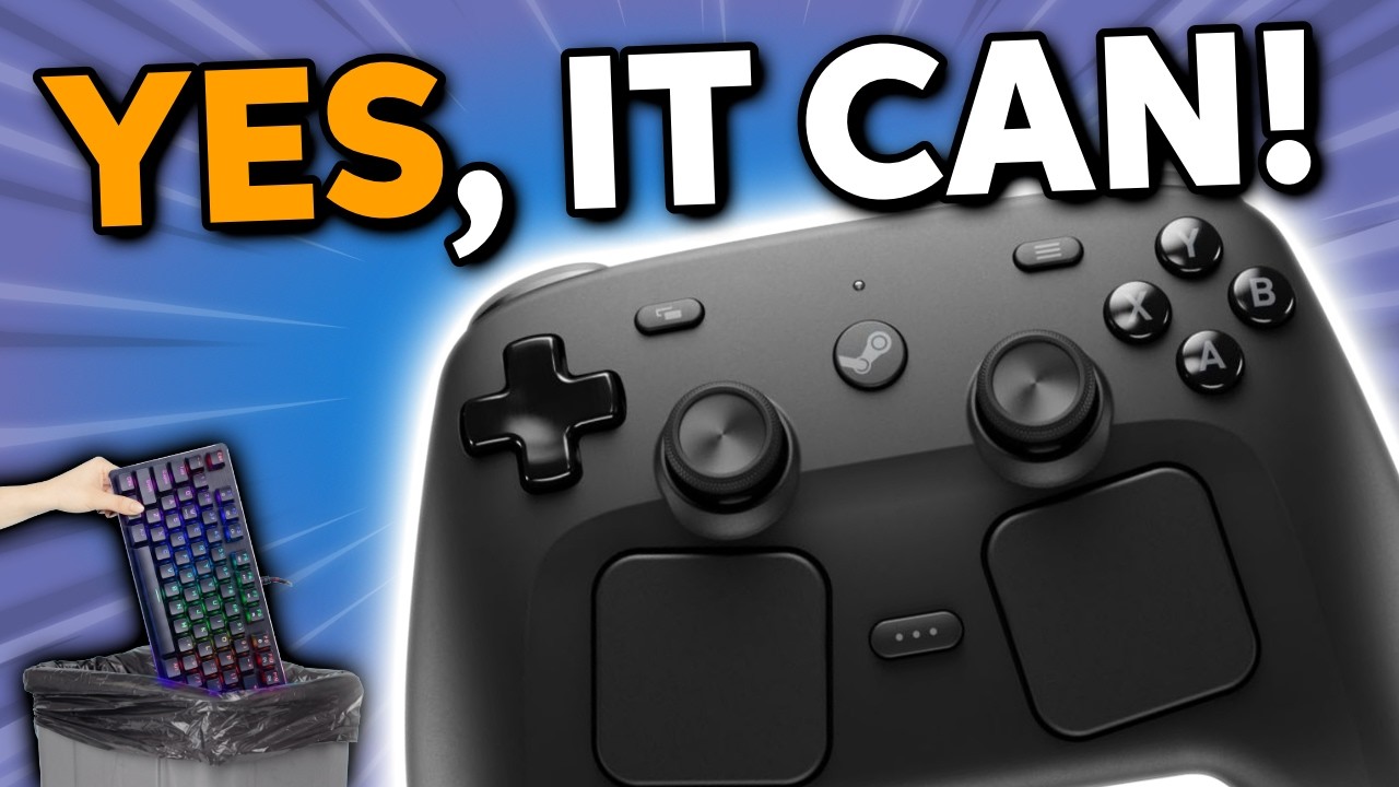 Сможет ли Steam Controller ЗАМЕНИТЬ мне мышь и клавиатуру? (Обзор)