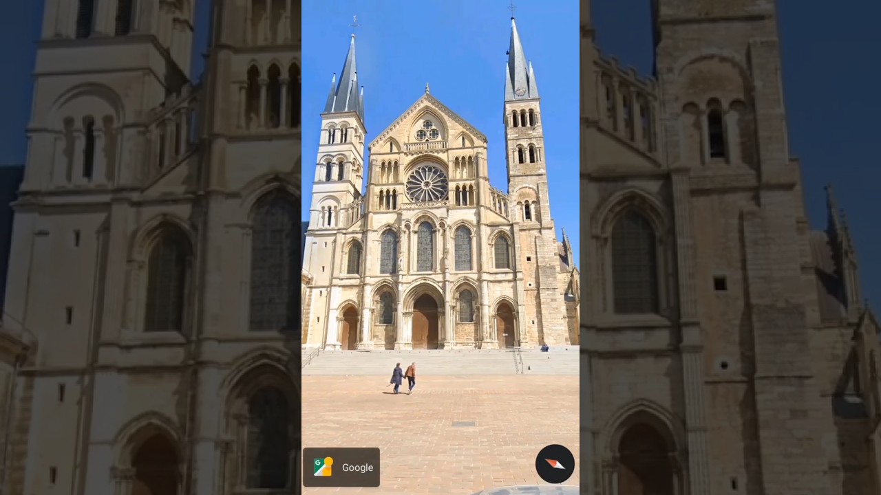 So wired basilique saint-remi found on Google earth and Google Map #shorts #ytshorts #fypシ