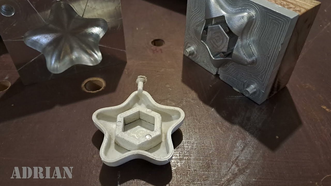 Aluminum injection MOLD on DIY CNC - Ejector Pins