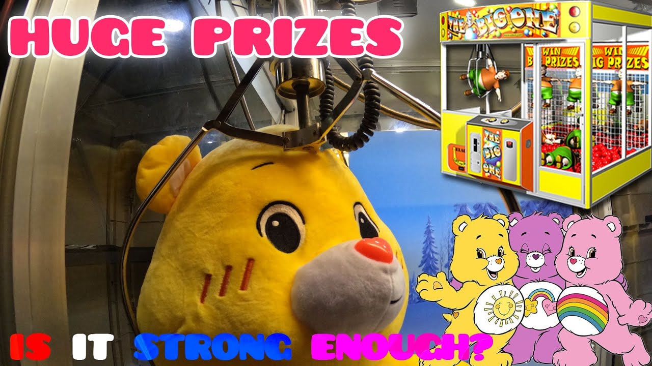 MASSIVE PRIZES IN CLAW MACHINE | Is It Strong Enough?