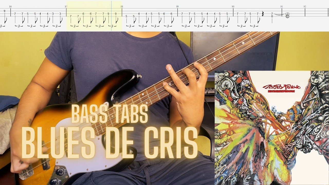 Blues de Cris - Pescado Rabioso Bass Cover & Tabs | Tablatura de bajo