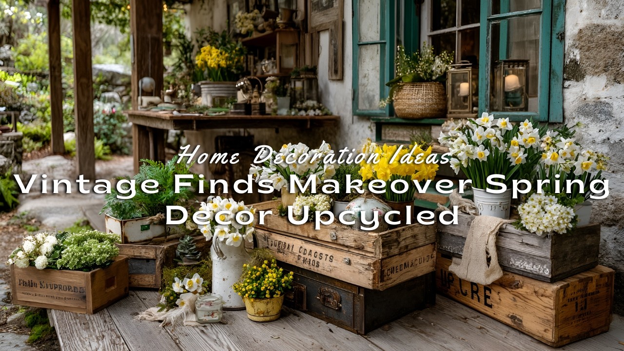 Vintage Finds Makeover 🌸 Spring Decor Upcycle Transformations | Thrift Flip DIY Home Decor Ideas