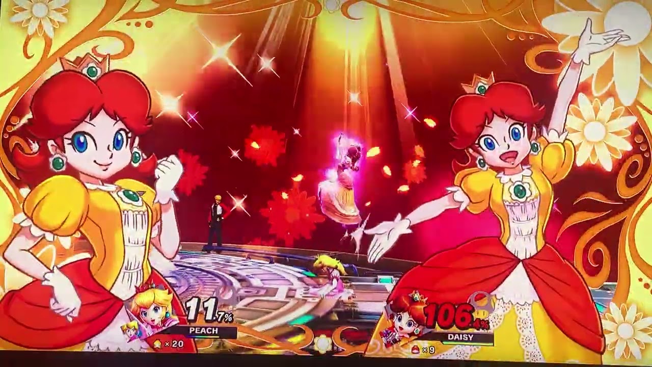 Super Smash Bros Ultimate, Peach 👸🏼 💖 👠 VS Daisy 👸🏼 🌼 👠, Ultimate Princess Fight 2/3