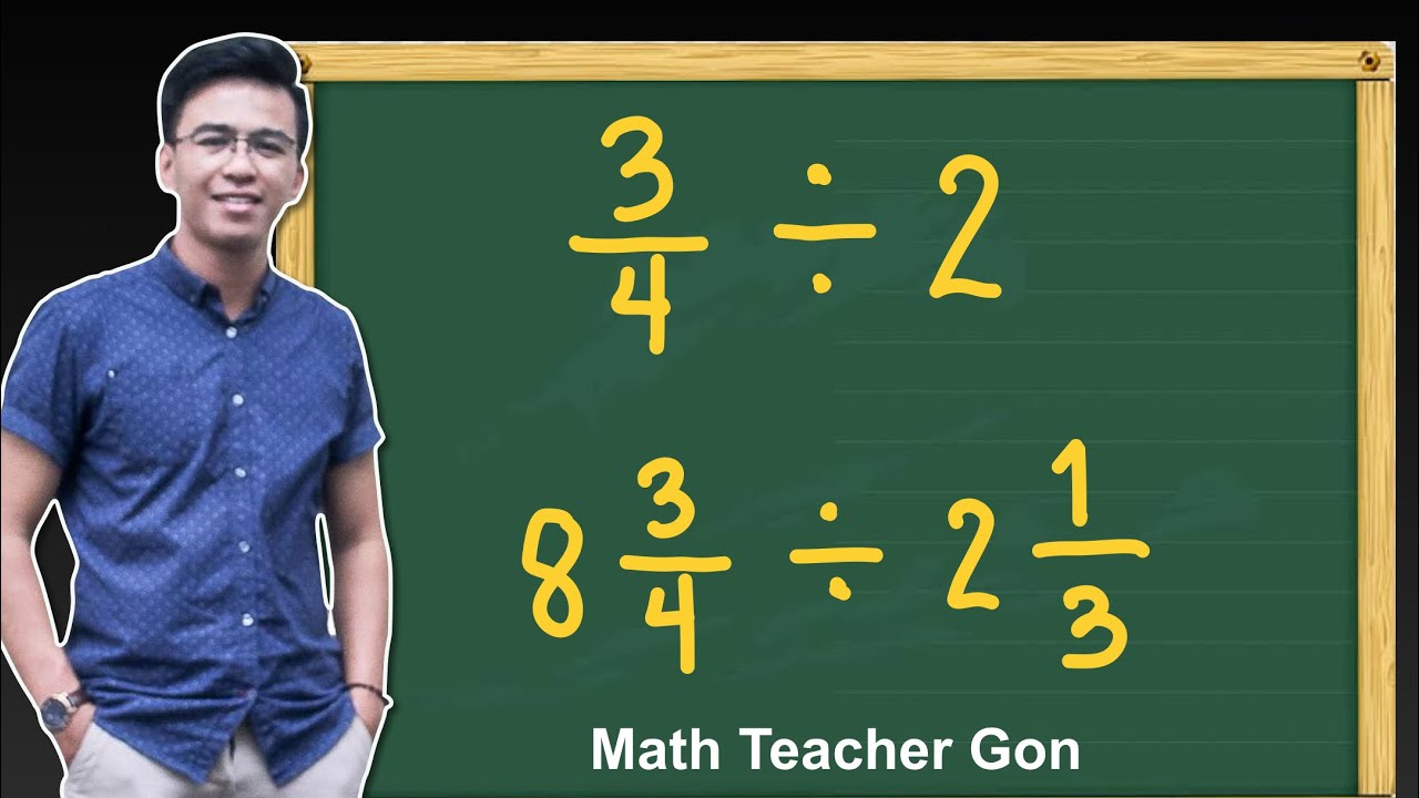 Dividing Fraction  by a Whole Number and Mixed Number Part 2