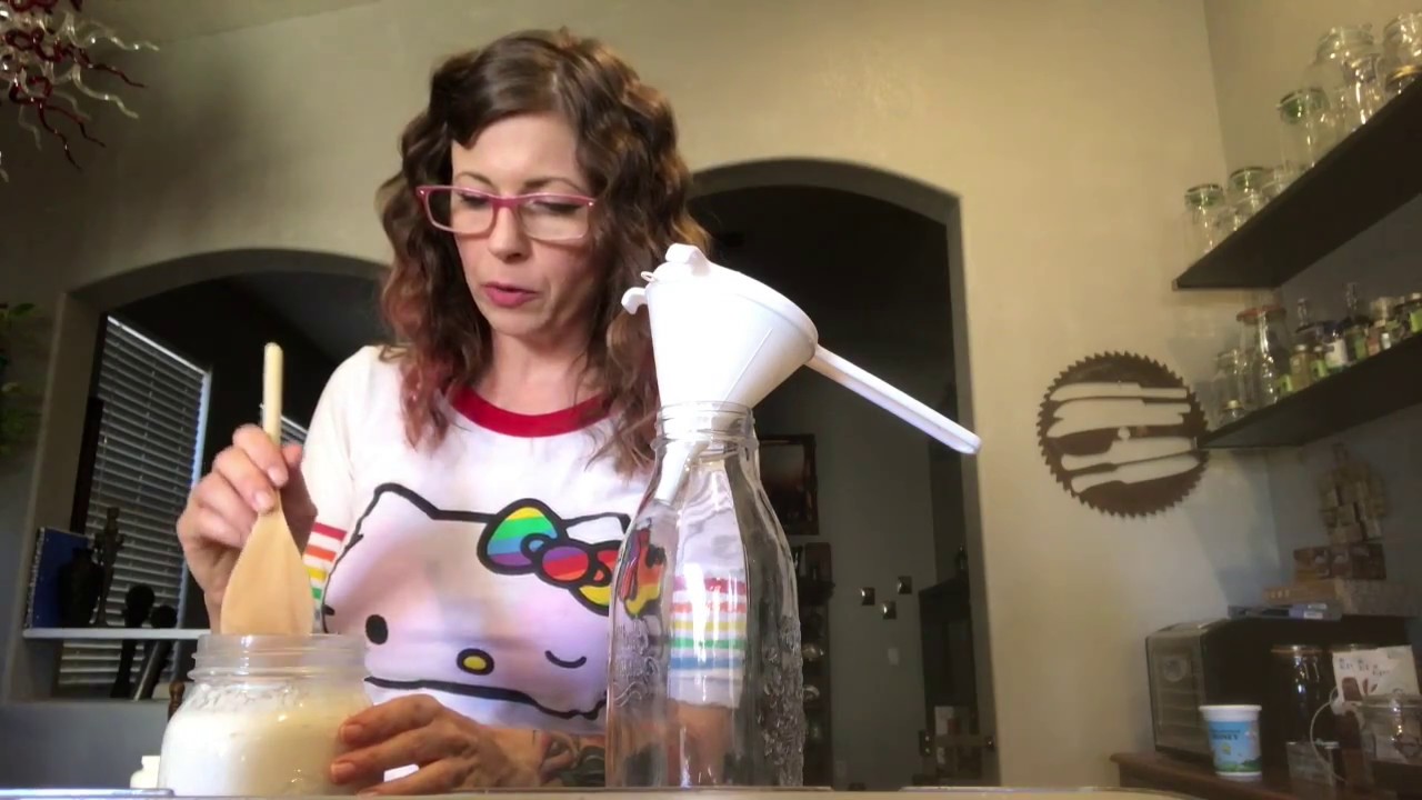 Making Thick Milk Kefir
