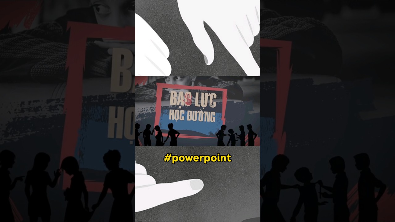 PowerPoint Intro Bạo lực học đường #canva #powerpoint