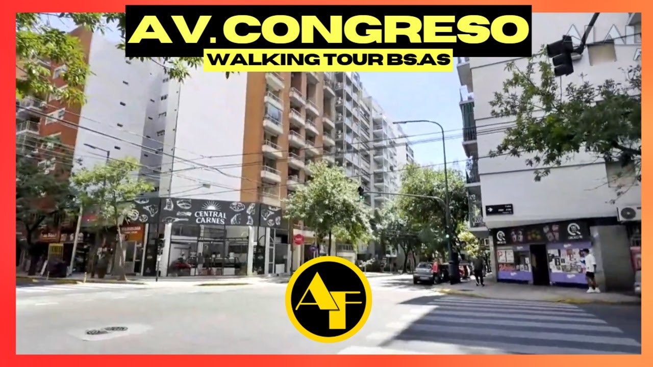 Walking Tour Bs.As. - Caminando por el limite de Núñez y Belgrano, AV. CONGRESO