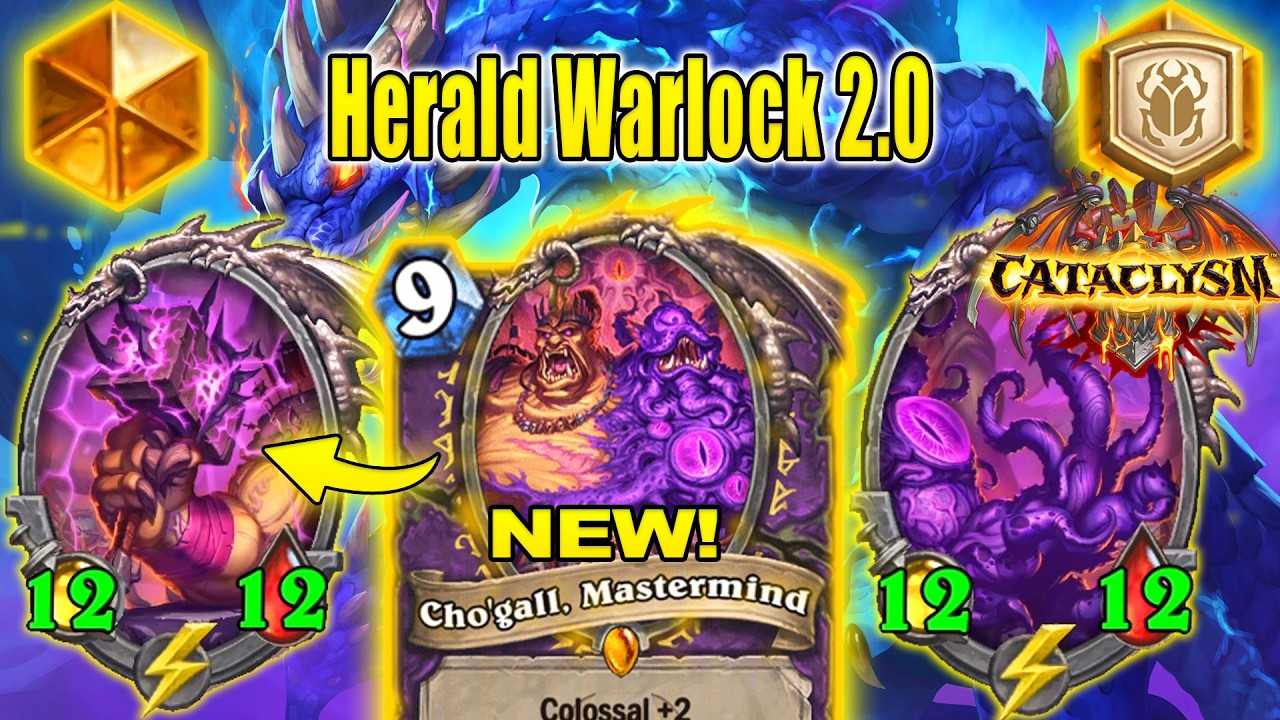 Herald Warlock 2.0 Deck is The Perfect One To Play If You Are Hungry To Win! CATACLYSM | Hearthstone
