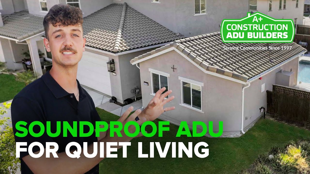 Inside a 575 SF Soundproof ADU: Two bedrooms, zero noise.