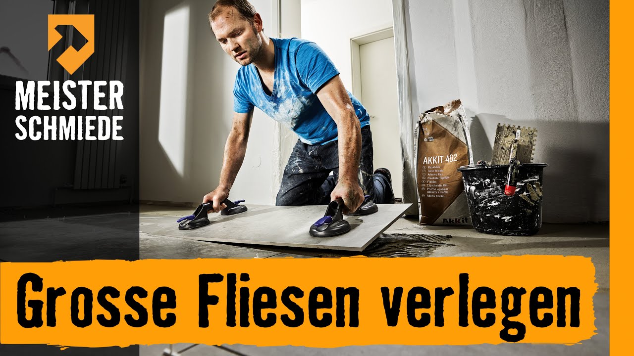 HORNBACH Meisterschmiede - Grosse Fliesen verlegen
