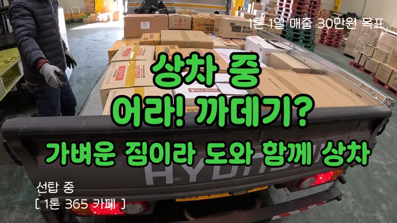 개인용달 창업 후 인성 어플 깔고 첫날 운행기