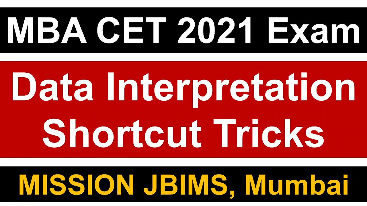 MBA CET 2021 Exam: Data Interpretation Shortcut Tricks || DI Set Solved || Must Watch