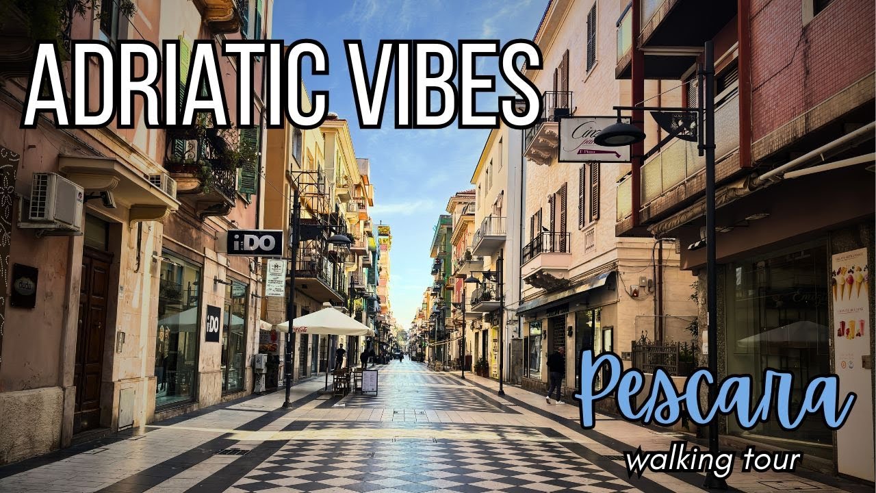PESCARA, ITALY Walking Tour 2026 🇮🇹 | 4K City Walk