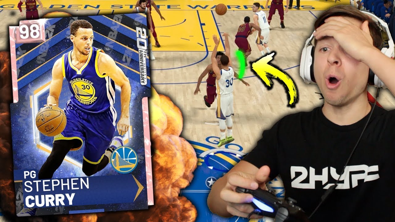 PINK DIAMOND STEPH CURRY PULLING UP FROM HALFCOURT! BEST JUMPSHOT IN THE GAME! NBA 2K19 My Team