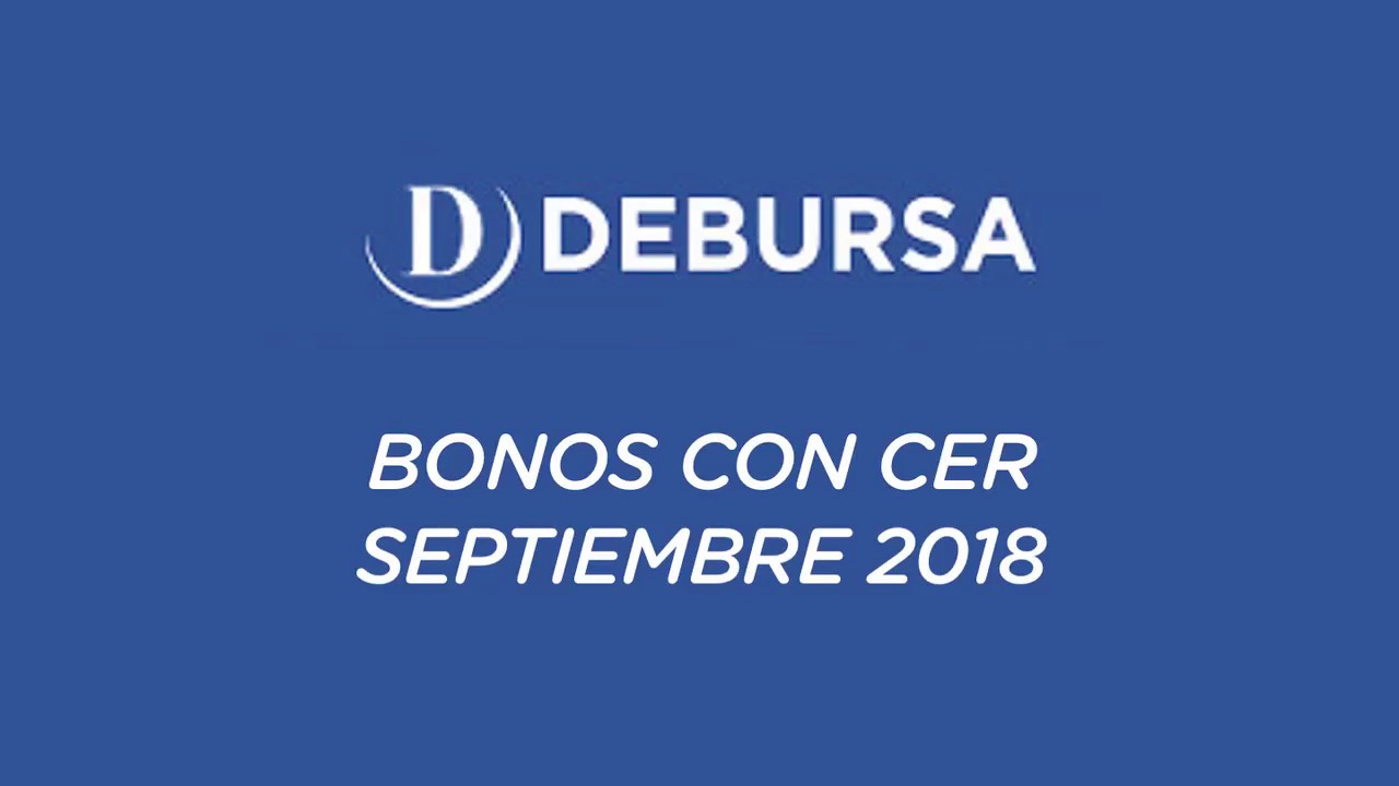 Aálisis de los BONOS CER