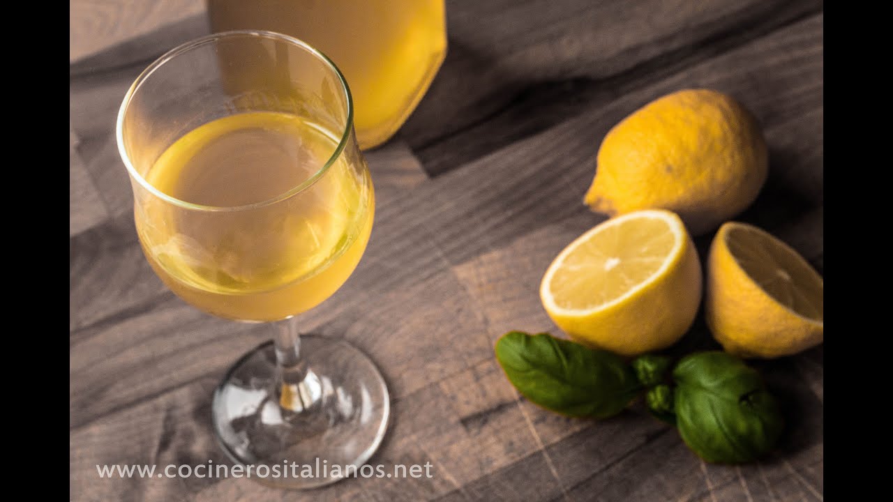Como hacer Limoncello Casero - Receta Italiana Original - Receta de Licor Casero de limones
