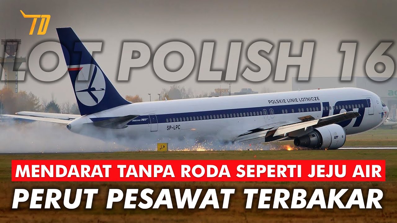 Mendarat Tanpa Roda Seperti Jeju Air  | LOT 16