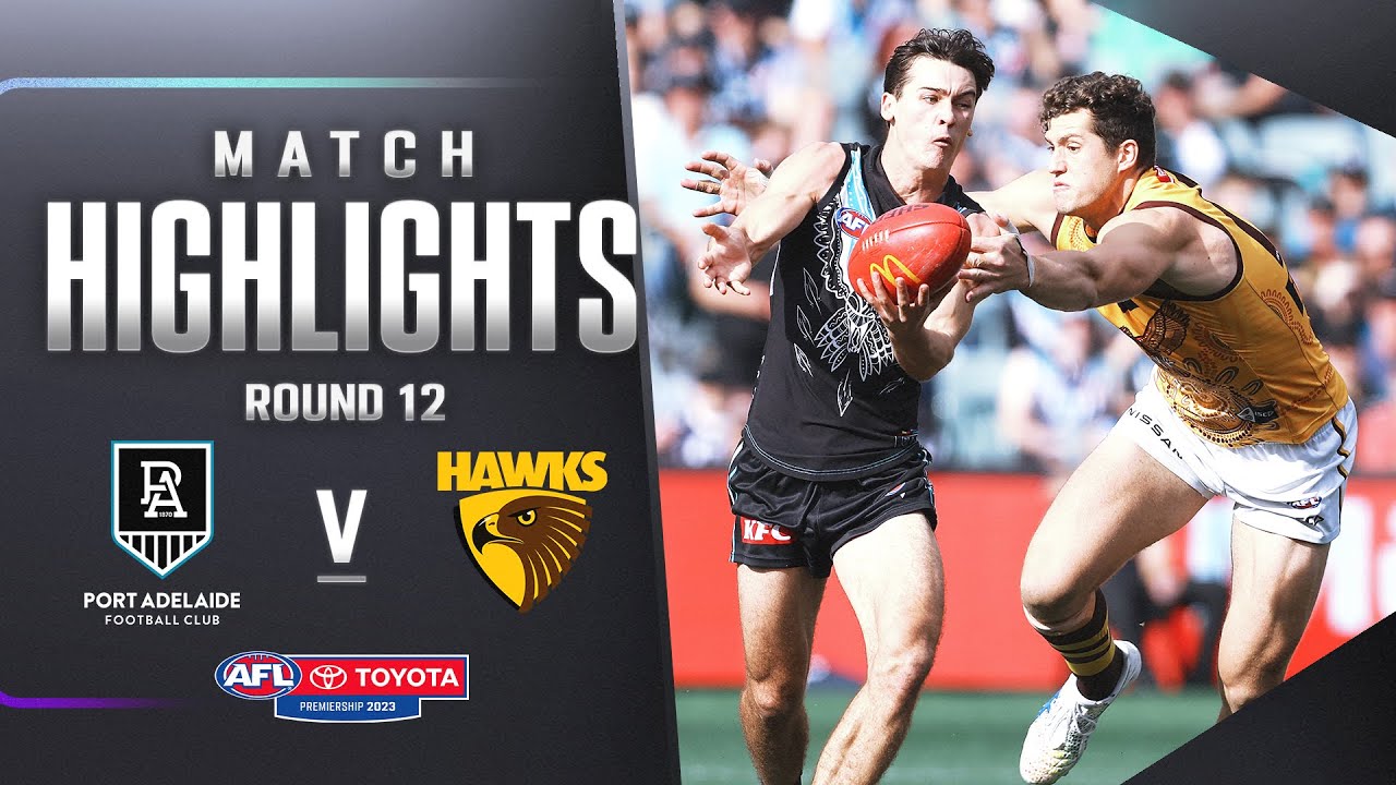 Port Adelaide v Hawthorn Highlights | Round 12, 2023 | AFL