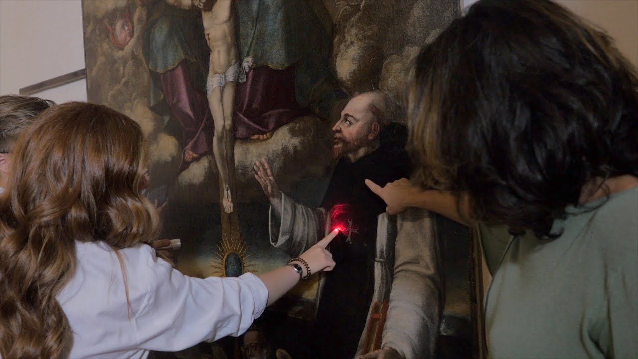 Gallese - Storia di un restauro-  Trinità del XVI sec.