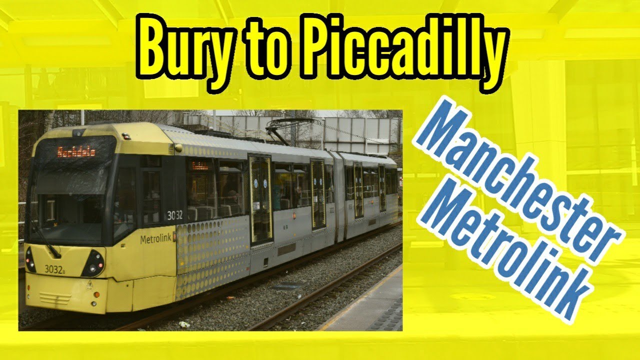 Bury to Piccadilly | FULL JOURNEY | Manchester Metrolink (via Victoria)