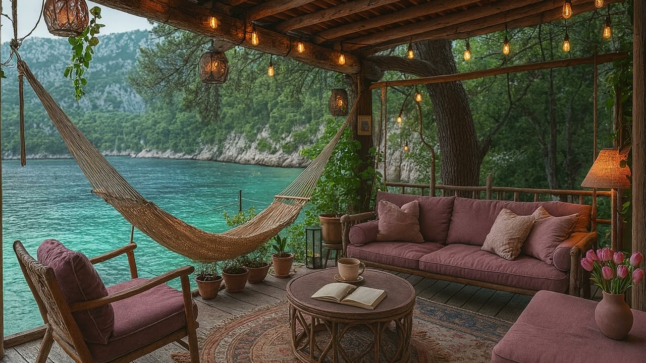 Coastal Hammock Lofi | Relaxing Jungle Vibes with Mauve & Journaling Ambience