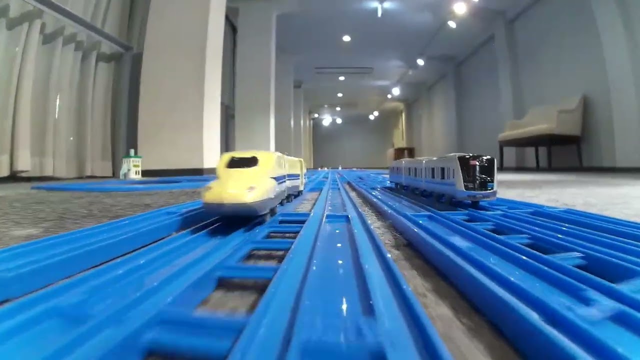 【でんしゃであそぼう！】1周4分かかる3複線の長いレイアウトを作って新幹線をたくさん走らせてみたpart3【前面展望】2025年11月