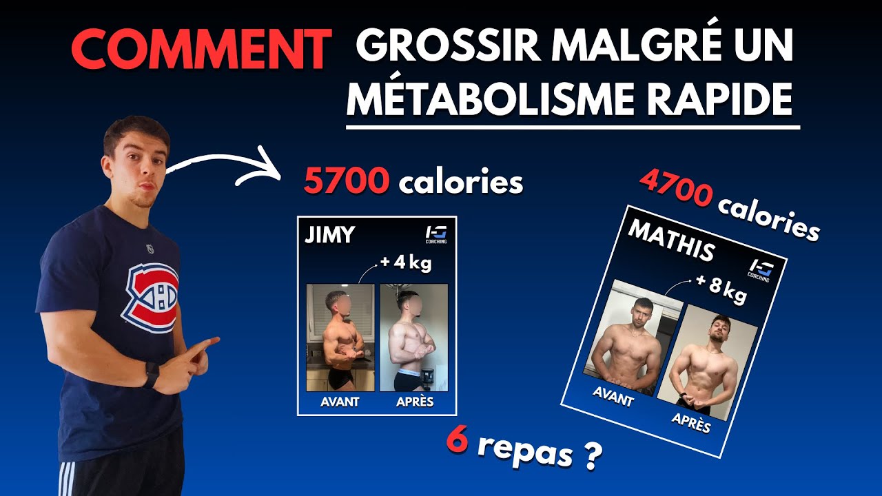 Comment PRENDRE du POIDS avec un métabolisme RAPIDE 
