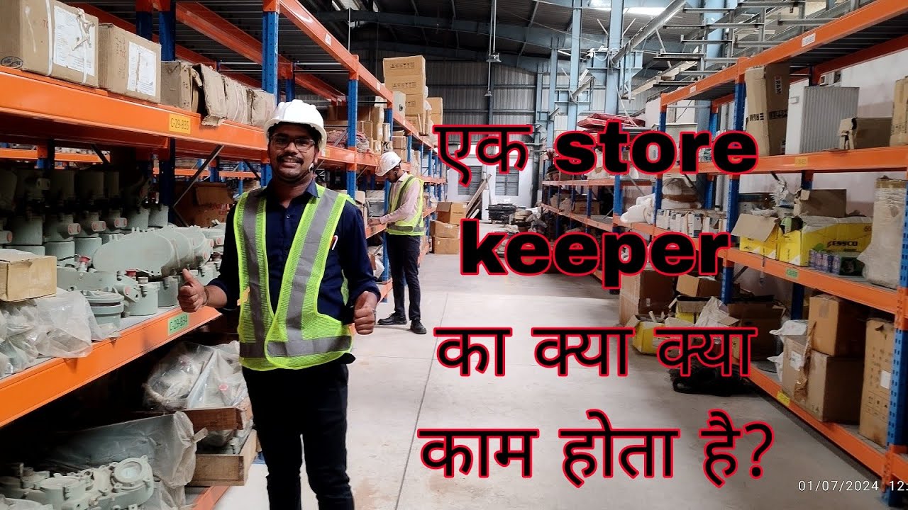 My first duty in store keeper❤
