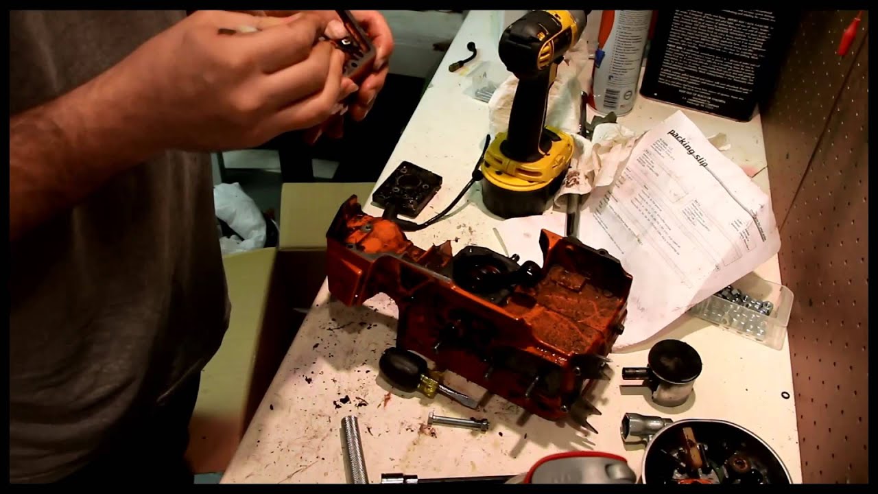 Husqvarna 262xp dismantling and rebuild part 1