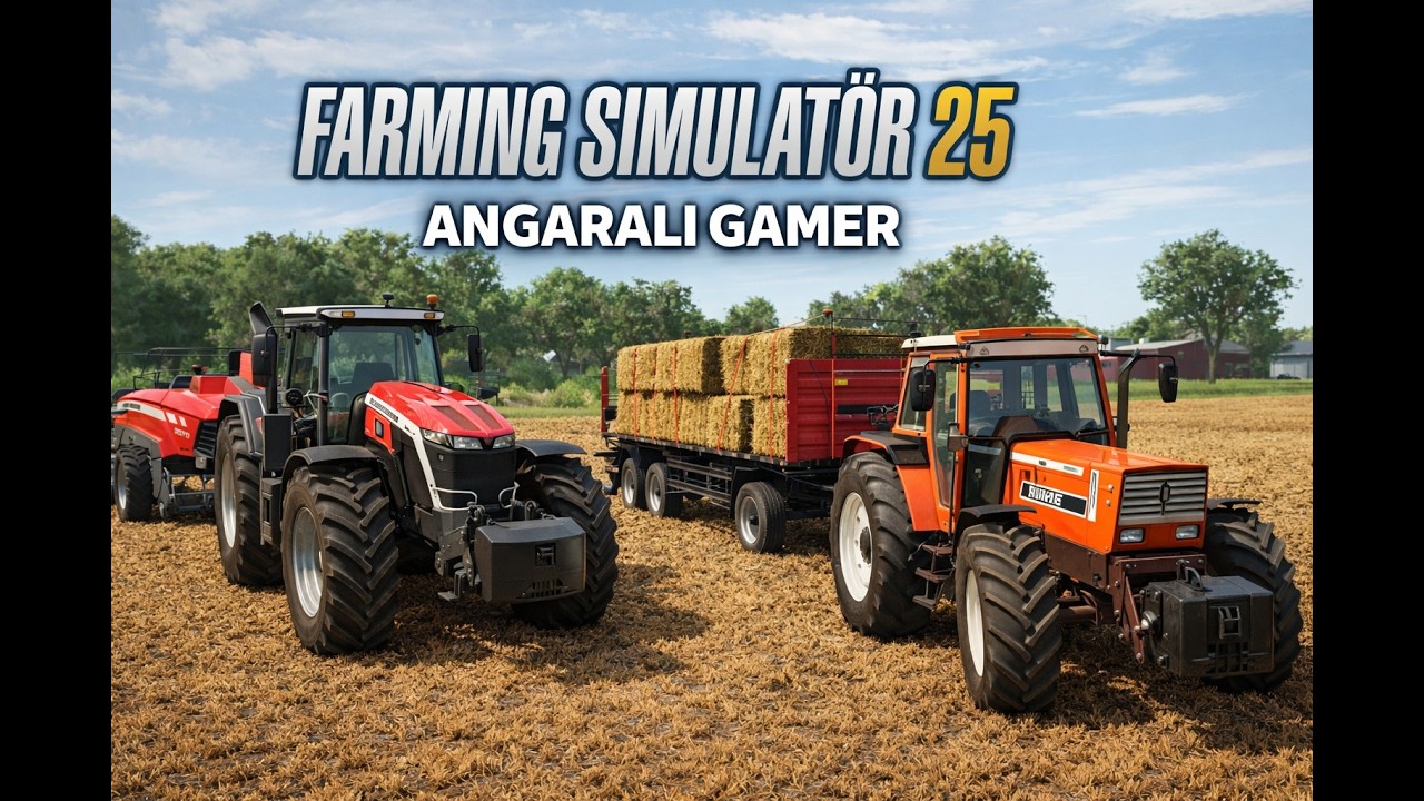 DEV TRAKTÖRLERLE BALYA YAPIMI FS 25
