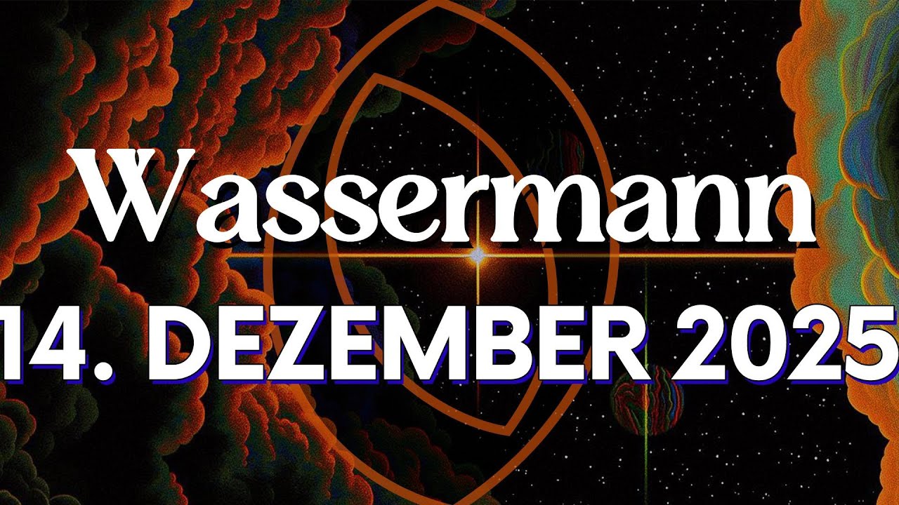 EIN GL&Uuml;CKSTREFFER KOMMT 💚💰 WASSERMANN ♒ HEUTE, 14. DEZEMBER 2025