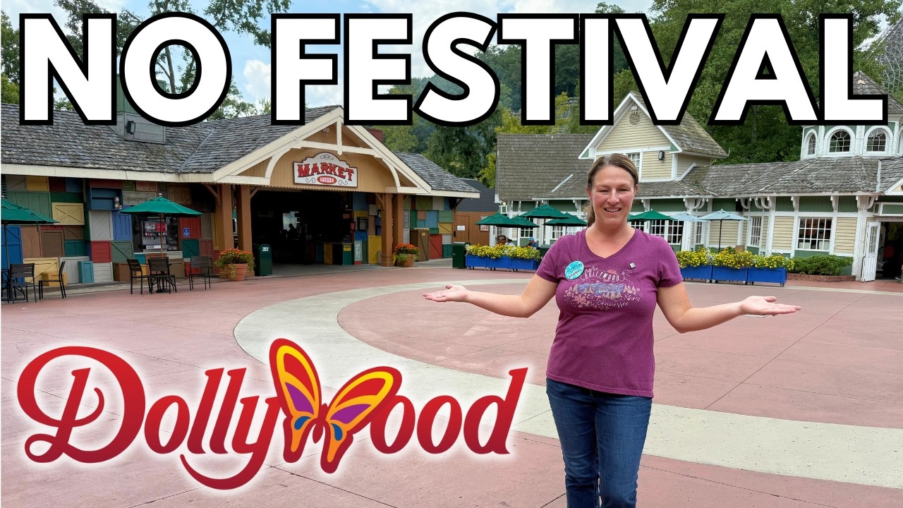 What's DOLLYWOOD Like With No Festival Right Now?  AUGUST Walking Tour!