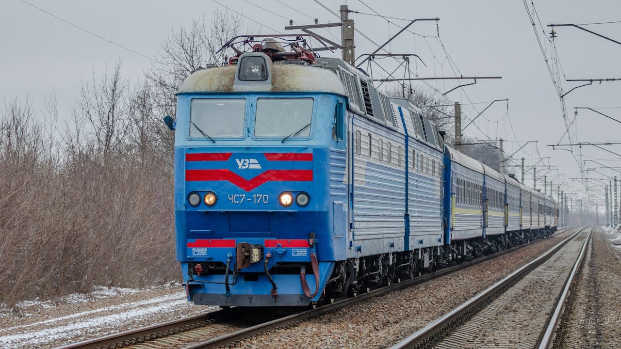 ZDSimulator. 🚂ЧС7-170 з міжнародним поїздом №100 Новоолексіївка - Мінськ ❅☃❆ Новорічний стрім ❄☃❅