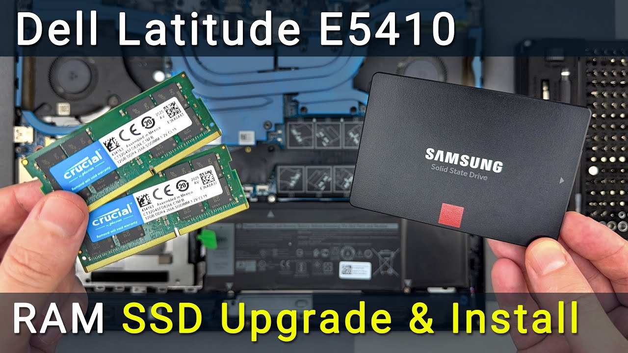 Замена жесткого диска и обновление оперативной памяти Dell Latitude E5410
