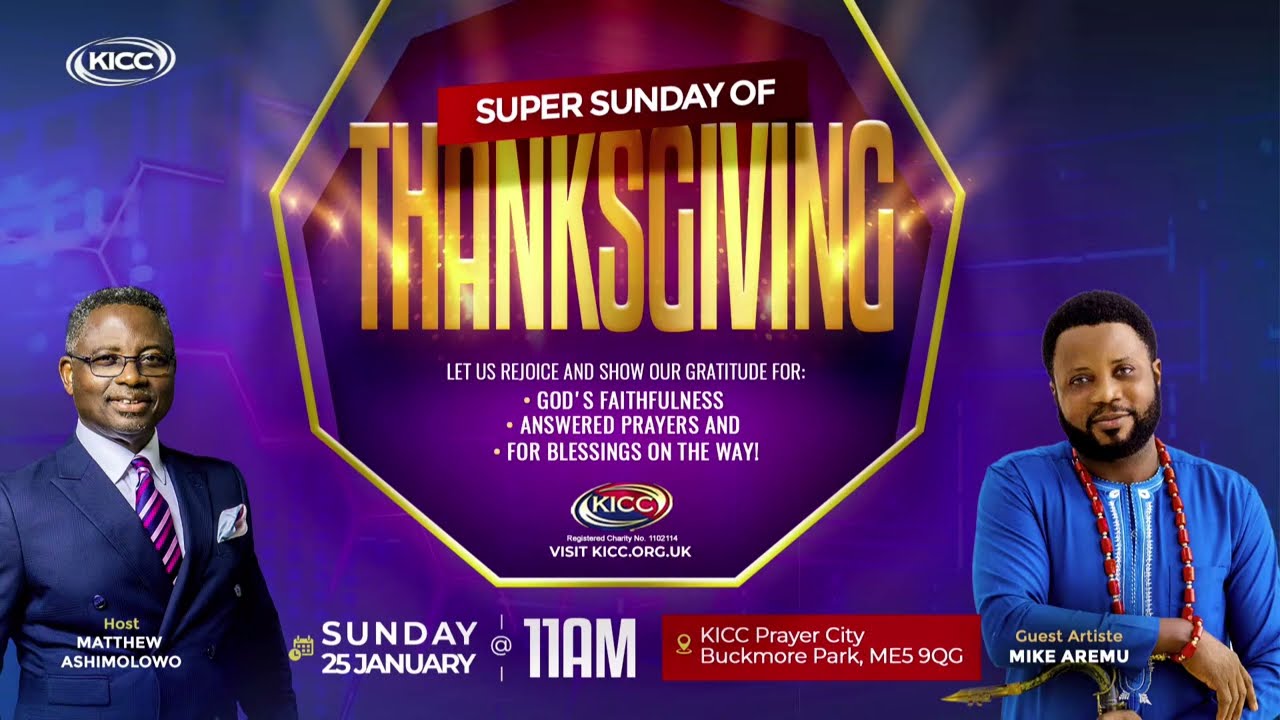 KICC 11am Service Live | 25-01-2026