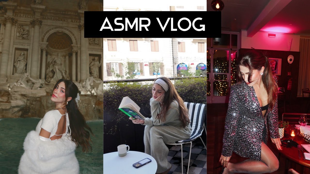 Asmr Roma’da yılbaşını beraber kutluyoruz🎄| asmr Türkçe vlog