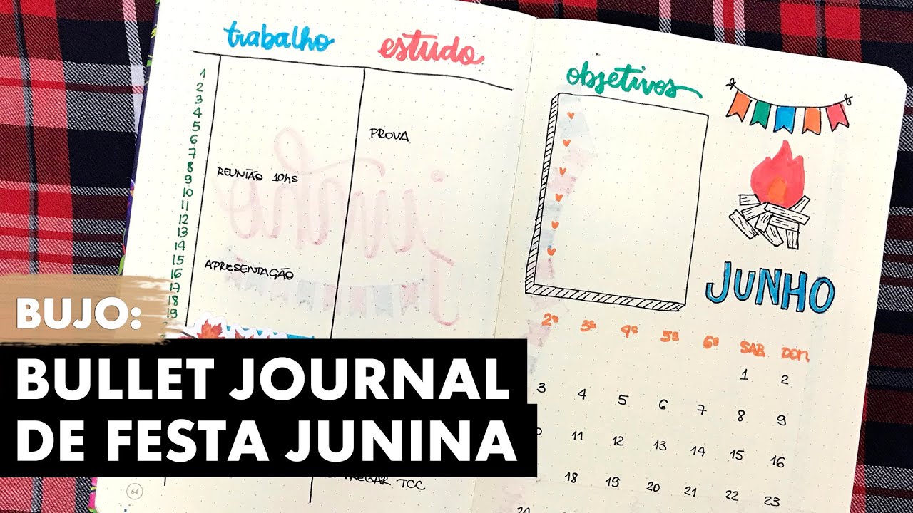 BULLET JOURNAL JUNHO 2019 | Marina Viabone