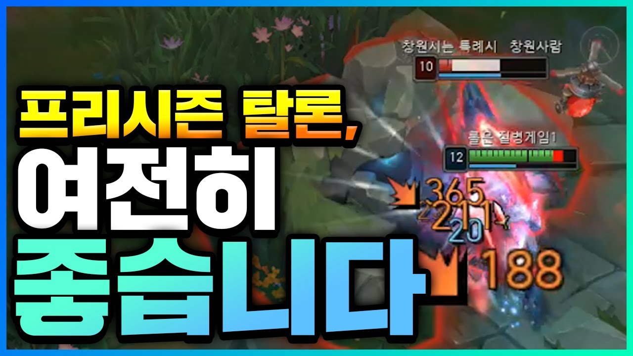 프리시즌 패치 후 탈론, 여전히 좋습니다! [시간의숲]