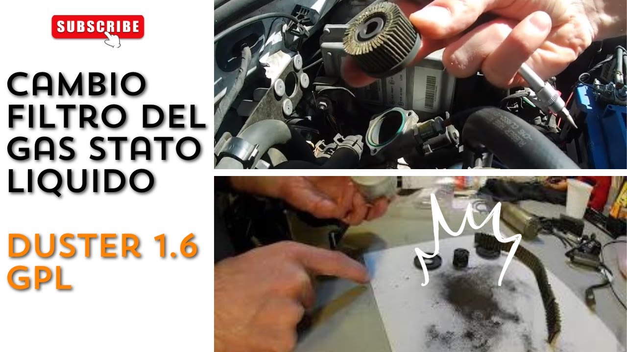 Cambio filtro del gas stato liquido Duster 1.6 Landirenzo