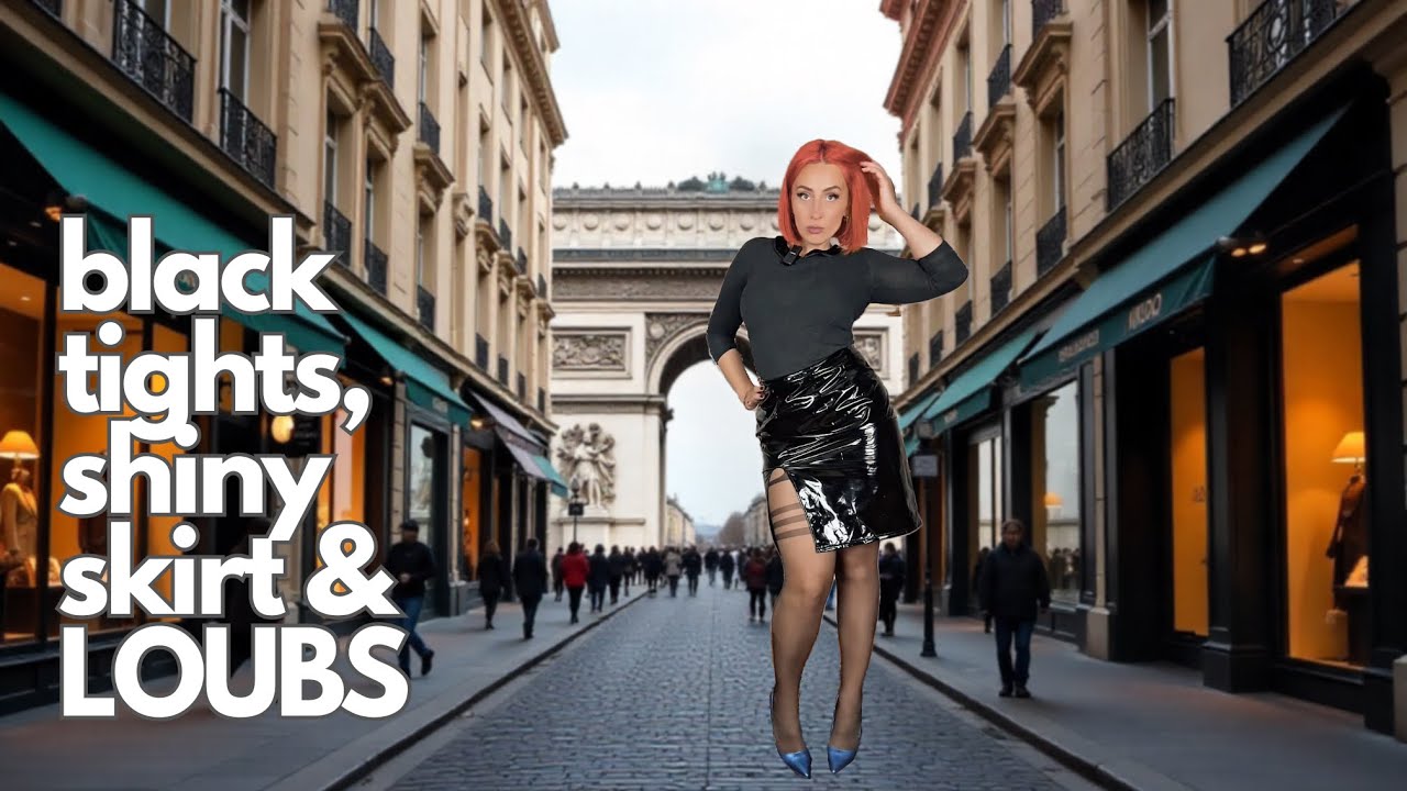 Примеряю каблуки от Louboutin! 👠 Блестящий и стильный наряд!