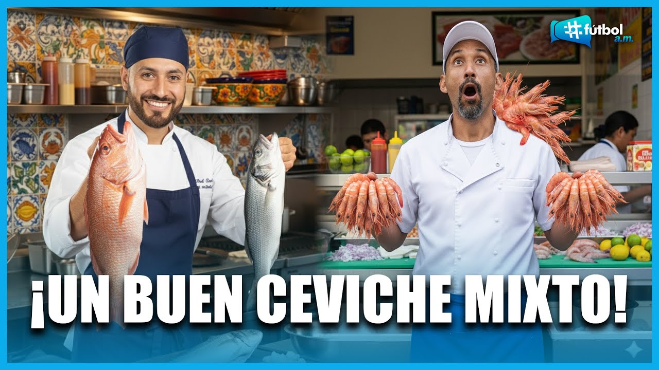 IRL con Sandro Centuri&oacute;n: Un ceviche picante como Valera 🔥 | #F&uacute;tbol A.M. 13/11/25
