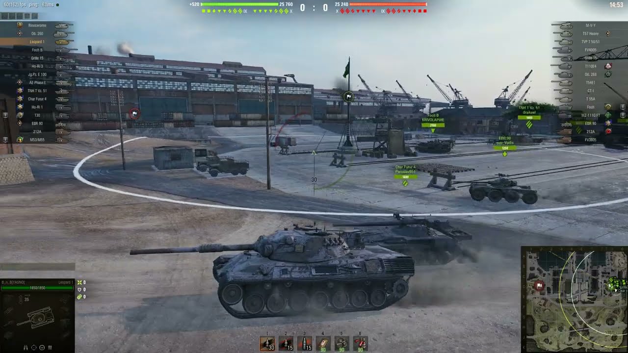 Leopard 1 запекла битва на Старій гавані! Replays від підписника!