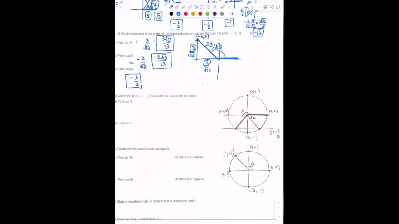 Test 8 Answer Key A2