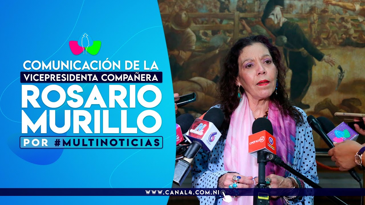 Comunicación Compañera Rosario Murillo en Multinoticias, 29 de octubre del 2024
