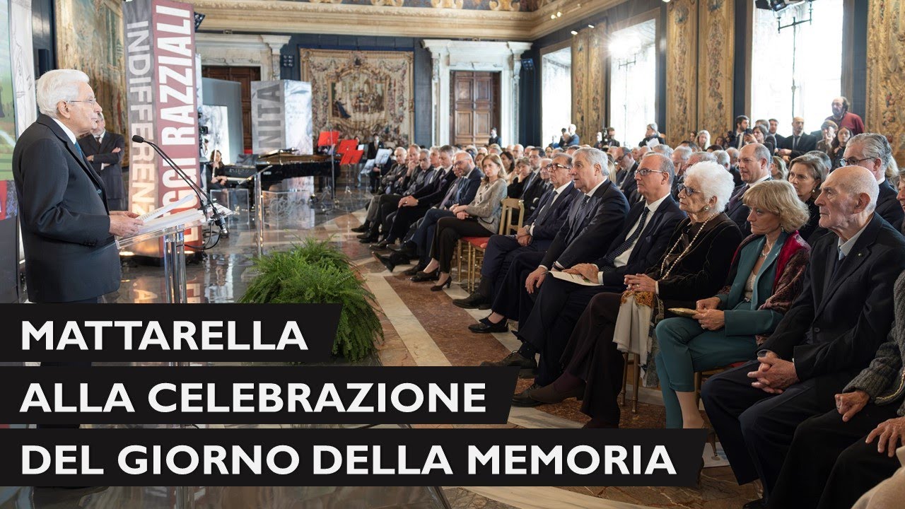 Il Presidente Mattarella alla celebrazione del “Giorno della Memoria”