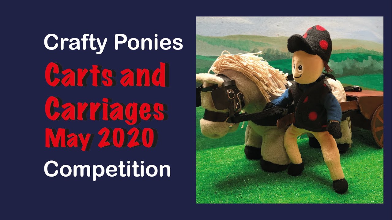 Crafty Ponies pony harness driving cart competition May 2020