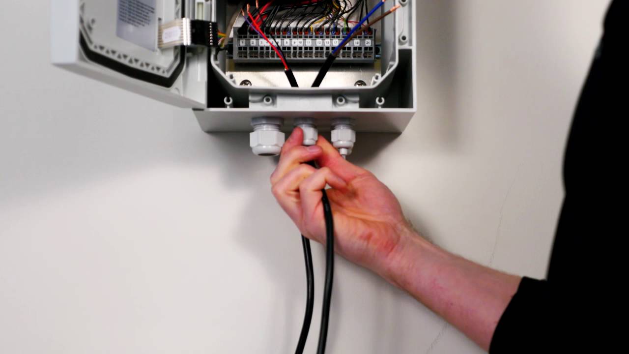 LINAK WCU Basic: Mounting of cables