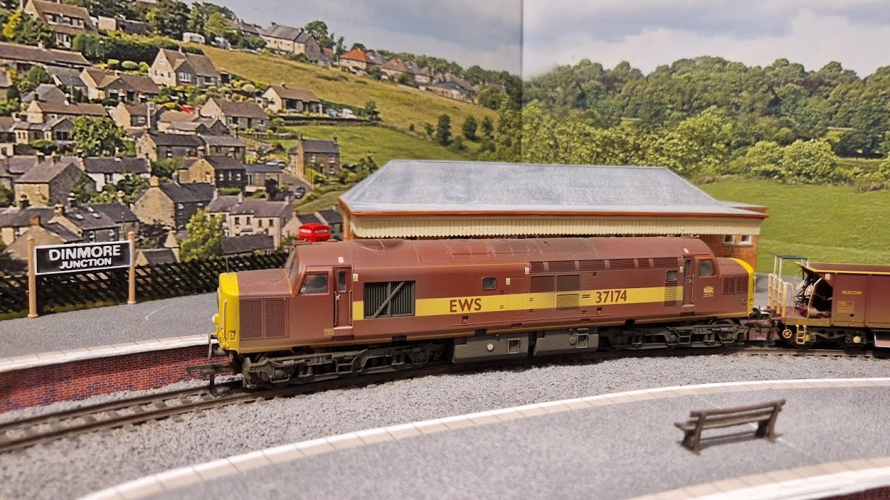 37174 EWS Hauling Seacow Ballast Wagons.